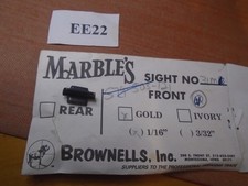 Vintage Marbles 31m Front Sight Long Blade Gold Bead Fits Remington 141 725 Nos