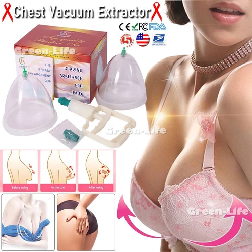 Breast Enlargement Pump for Womens Vacuum Cupping Body Breast Massage Tools