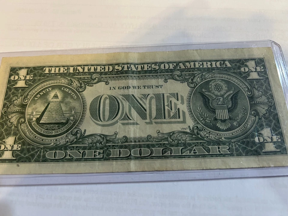 1974  $1 Note - F 95714138 C  Unique-Special-Old and Collectable - Image 2 of 2