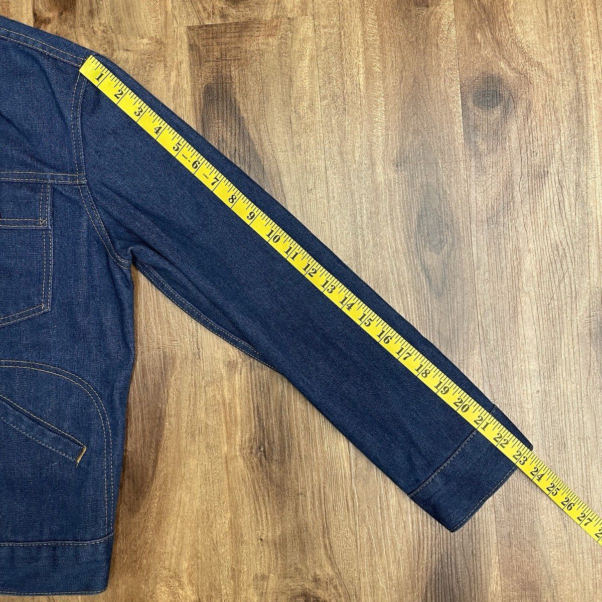 Vintage 1970s Washington Dee Cee Denim Trucker Jacket Size 42