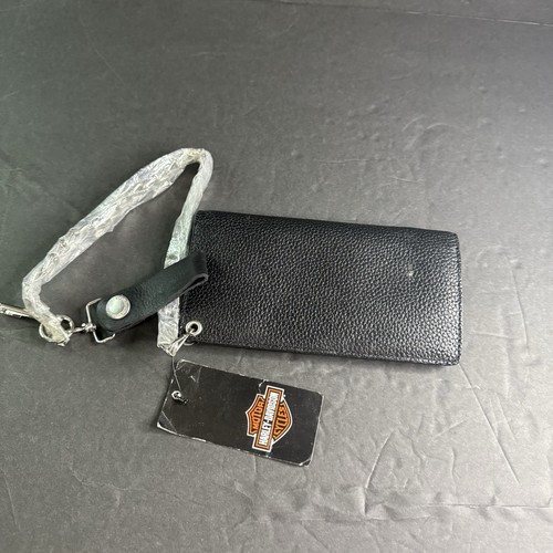 Harley-Davidson Men's Willie G Skull Tall Trucker Biker Wallet XML4710-BLK - Picture 4 of 5