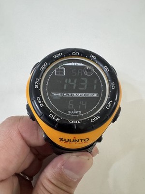 Suunto Digital Quartz Men Vector Watch Orange Black Men Wristwatch Vintage 98553
