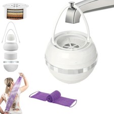 Bath Filter for Tub, 8 Stage Bath Water Filter for Softer Skin  Hair, 2500 G...