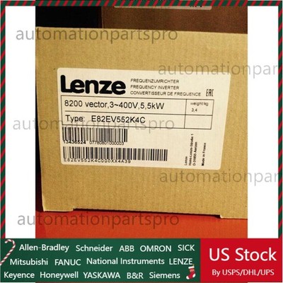 US Free TAX Fast ship Lenze INVERTER E82EV552K4C040 E82EV552-4C040 new