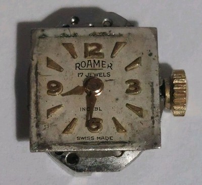 Vintage Roamer 17 Jewels Ladies Mechanical Watch Movement For Repairs 