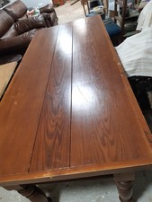 Six Foot Wood Dining Table