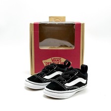 NEW Infant BABY VANS Old Skool Crib Shoe BLACK VN0A3U8K6BT