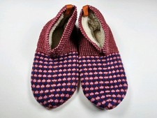 Bombas Gripper Sherpa Lined Slippers House Shoes Socks Size M W9-11.5, M7-9.5 