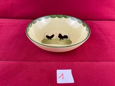 Zeller Keramik - Hahn und Henne - Müslischüssel 17,5 cm / Schüssel / Schale