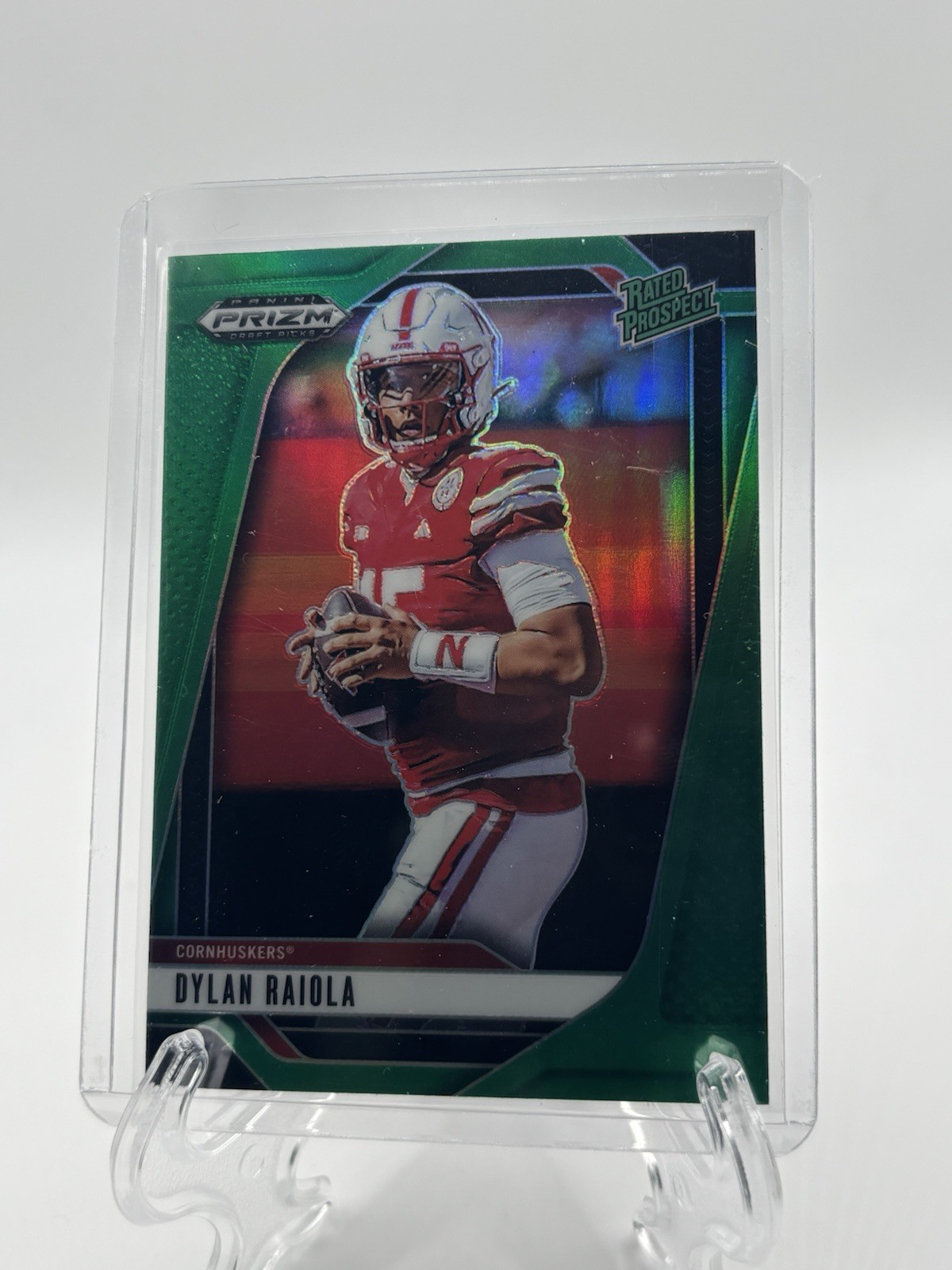 2025 Panini Prizm Draft Picks - Dylan Raiola #158 Green Prizm (RC)