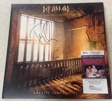 Def Leppard PHIL COLLEN  "Drastic Symphonies" Signed  12' Vinyl Record Album JSA