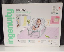 Ingenuity Keep Cozy 3-in-1 Vibrating Infant & Toddler Baby Bouncer and Rocker...