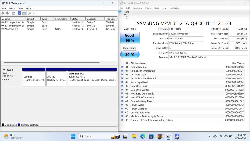 HP EliteBook 840 G5 14" FHD I7-8650U 512GB SSD 16GB W11P Webcam FP Reader IRCam - Image 4 of 4