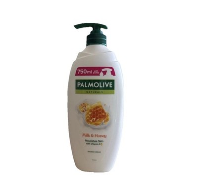 Palmolive Naturals Shower Cream 750ml Milk & Honey & Vitamin E Made in Italy