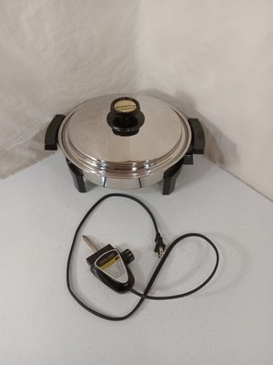Kitchen Craft West Bend Liquid Core Stainless Electric Skillet 11