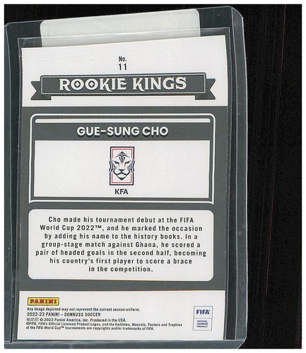 2022-23 Panini Donruss GUE-SUNG CHO Rookie Kings RC #11 - Picture 2 of 2