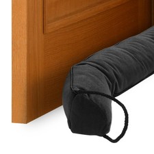 Door Sweep for Bottom of Door 60" x 3" Door Draft Stopper Black