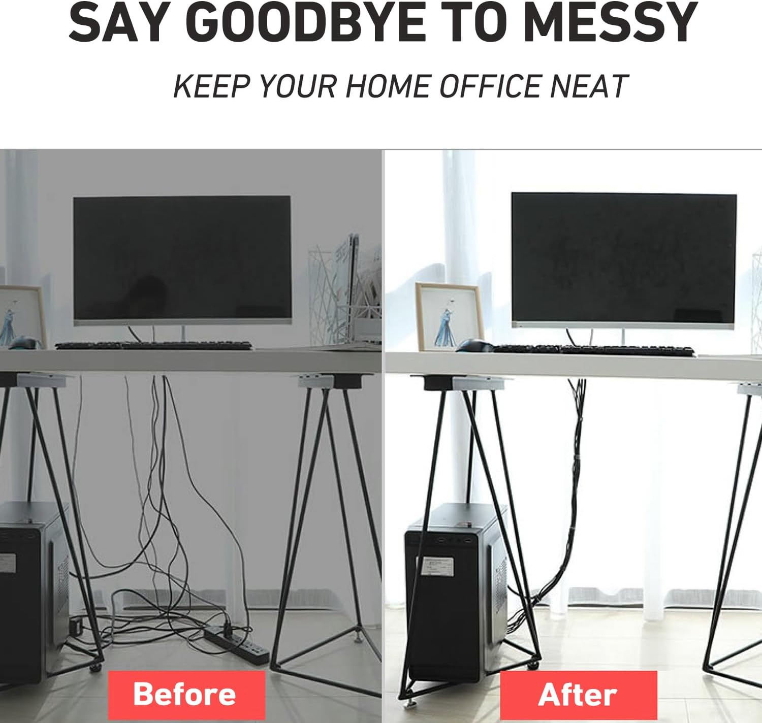 164Ft X 1/2 Inch Reusable Fastening Cable Ties,  Hook and Loop Roll, Self-Grippi