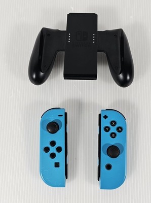 Nintendo Switch Joy Cons, Blue, Left & Right Pair with Grip