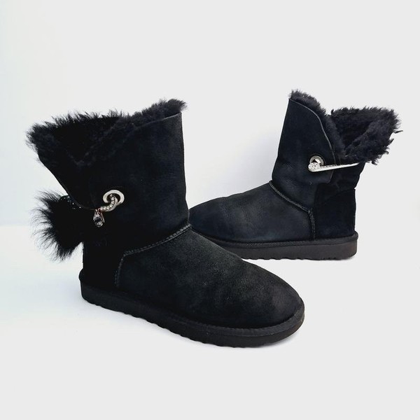 Women UGG Boots Black 39 #O05I