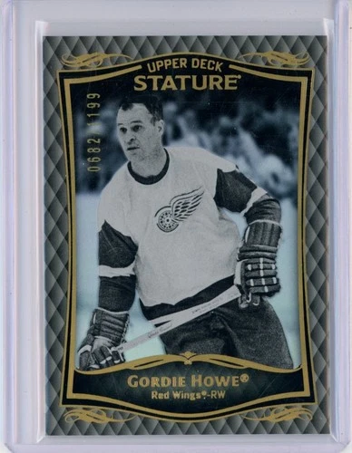 2023-24 Upper Deck Stature #27 Gordie Howe /1199 - Detroit Red Wings