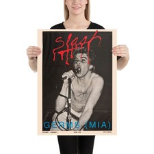GERMS (MIA) SLASH - 18"x24" ART PRINT LA PUNK ROCK 70s Home Decor 