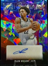 Jalen Wilson 2023-24 Panini NBA Hoops Premium Stock Rookie Ink Ice Prizm #RI-WIL