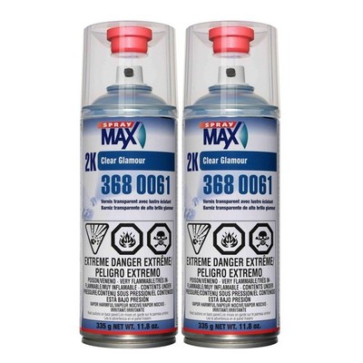 Spray max USC 2k High Gloss Clearcoat Aerosol (2 PACK) 11.8 Ounce (Pack of 2)