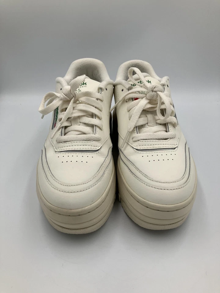Reebok Club C дополнительные туфли женщин размер 8,5 мел белый платформе теннисные кроссовки - Изображение 2 из 4
