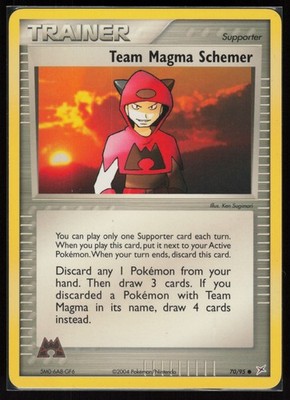 Team Magma Schemer Common Team Magma vs Team Aqua 70/95 NM