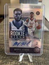 2020-21 Panini Illusions - Rookie Signs Markus Howard #RS-MHW (AU, RC)