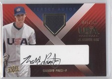 2008 USA Baseball National Teams Jersey Autos Black Ink /195 Matt Purke Auto 0c2