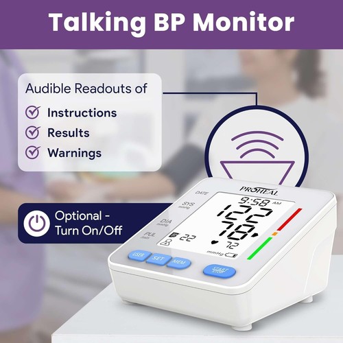 Auto Blood Pressure Monitor - Large Arm Cuff - Digital LCD - 3 User 240 Memory - Picture 4 of 13