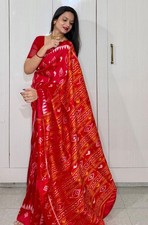Pure Silk Handloom Saree nuapatana khandua odisha Saree - Handmade in India