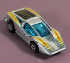 Vintage 1975 Hot Wheels Large Charge High Voltage Redline Chrome Car