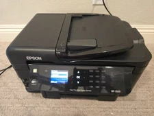 Epson Workforce WF-3520 All-in-One Inkjet Printer Wireless Scanner, Needs Ink