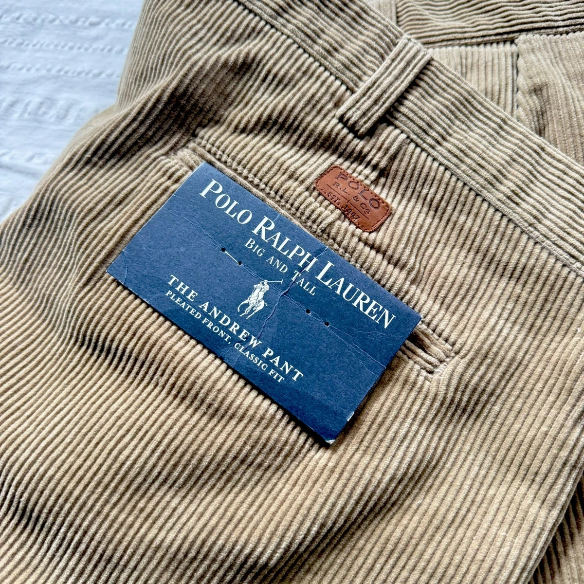 Polo Ralph Lauren Andrew Pleated Pants for Men for sale - eBay