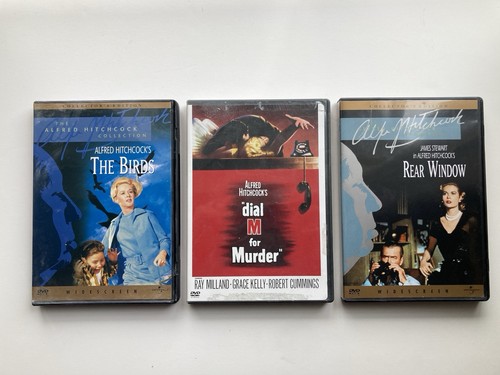 Alfred Hitchcock DVD Bundle The Birds, Dial M for Murder & Rear Window - Foto 1 di 5