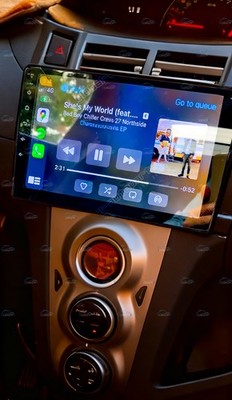 Android 15 Carplay Autoradio GPS WIFI FM BT 64GB Für Toyota Yaris XP90 2005-2012