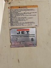 Jet 6 Industrial Belt Finishing Machine J 4300a Made In USA