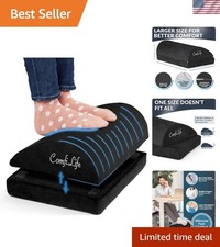 Portable Ergonomic Foot Rest - Teardrop Shape for Ultimate Comfort at Work