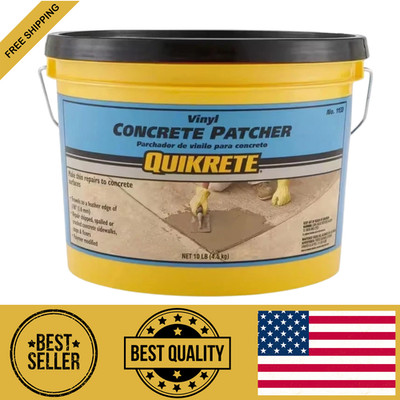 10 Lb. Vinyl Concrete Patch Repair Multi Purpose Quikrete Concrete    