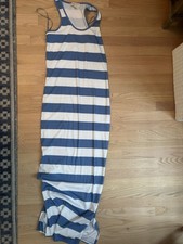 maxi dress by Michael Kors blue & white stripe women's S