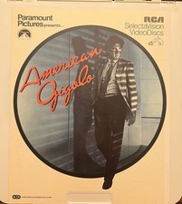 Vintage RCA SelectaVision American Gigolo CED VideoDisc Paramount Movie