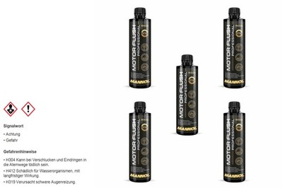 5x 450ml MANNOL Motor Flush Professional 9009 Reiniger Spülung Motorreiniger