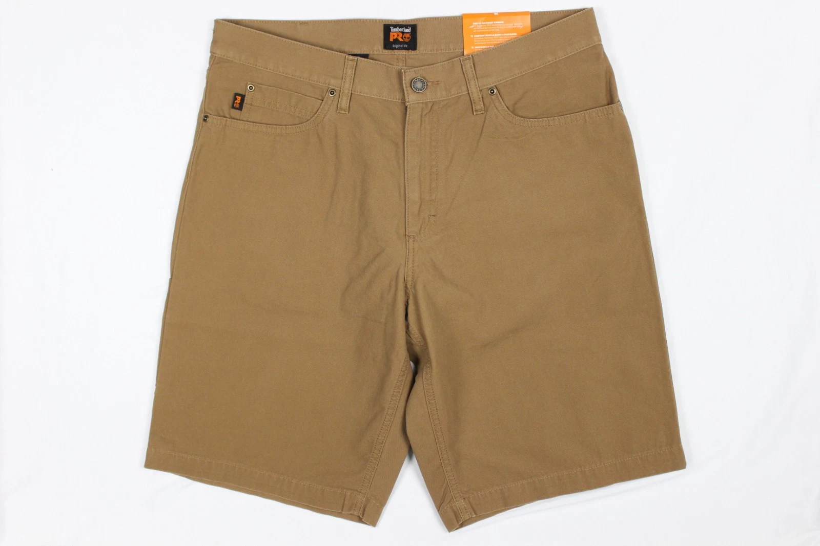 Timberland Pro Men's Shorts 11" Son of a Short Canvas Work Dark Wheat