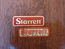 SMALLer Starrett Tools Logos Vinyl Sticker Set Measuring Precision Tools NEW SET