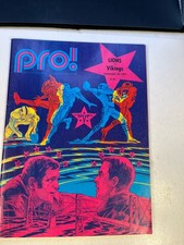 1971 Detroit Lions Versus Minnesota Vikings Program-really Nice Condition