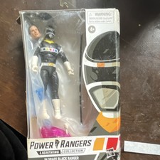 Hasbro Power Rangers Lightning Collection In Space Black Ranger Action Figure 4