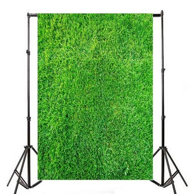8x10ft Green Lawn Photo Background Vinyl Grass Turf Field Meadow View Photogr...